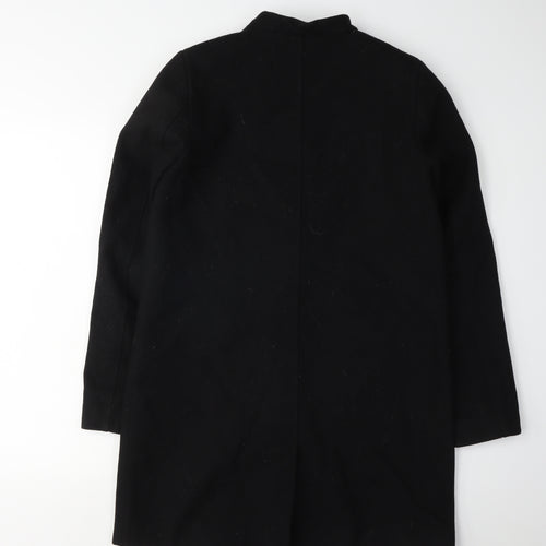 Twist & Tango Women's Black Wool Overcoat Size 8