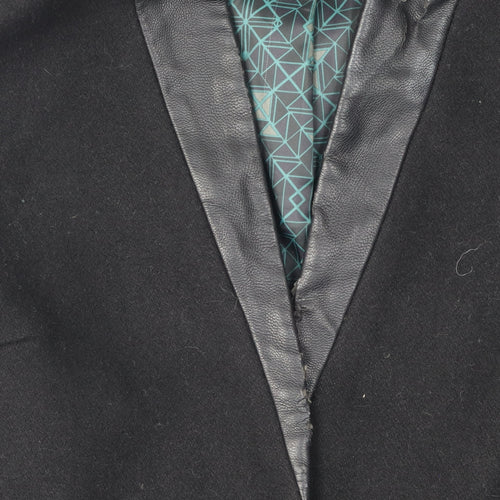 Twist & Tango Women's Black Wool Overcoat Size 8
