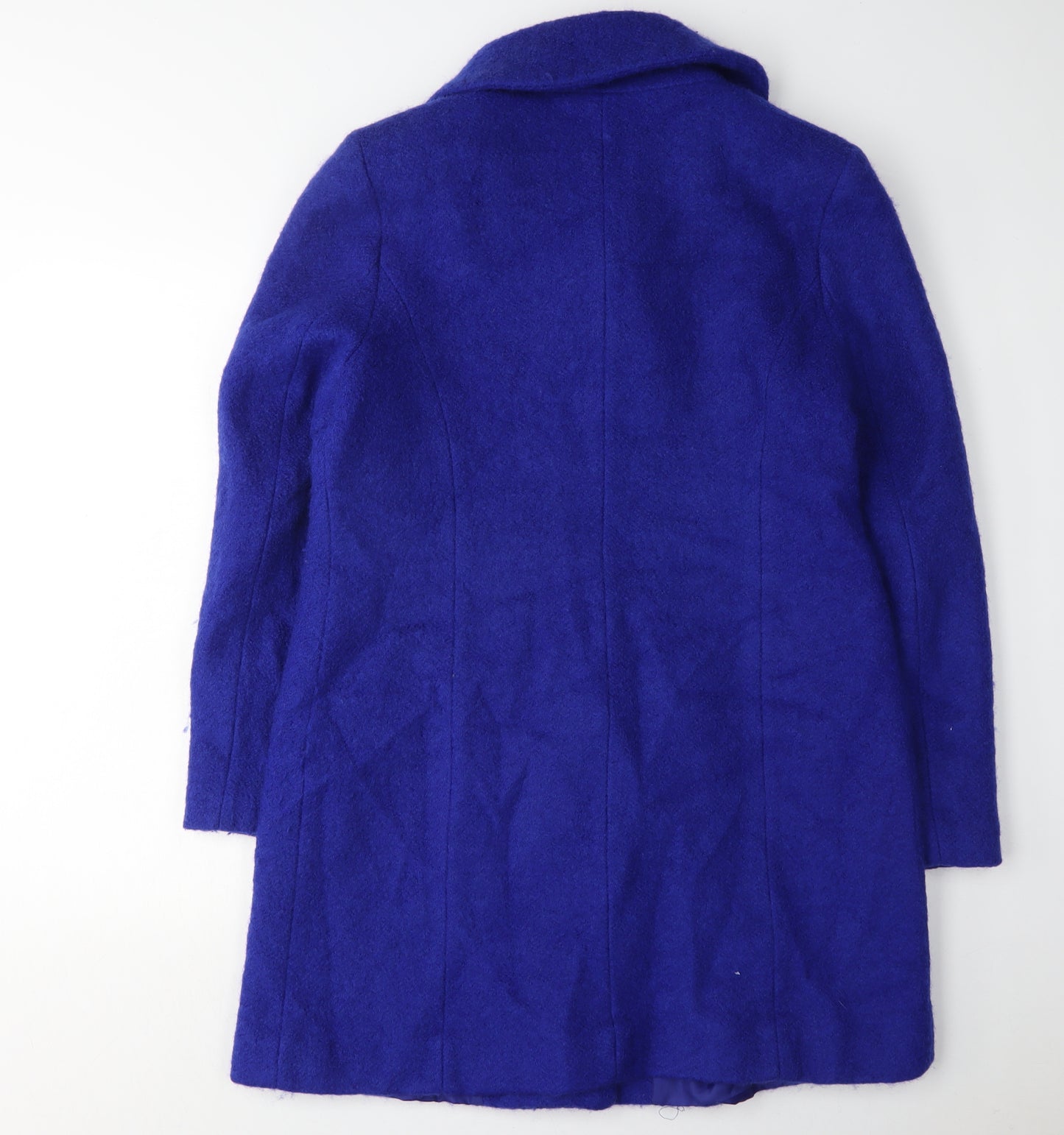 M&Co Women's Blue Mid-Length Overcoat Size 14