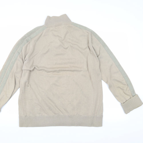 Marks and Spencer Men's Beige Knit Sweatshirt L