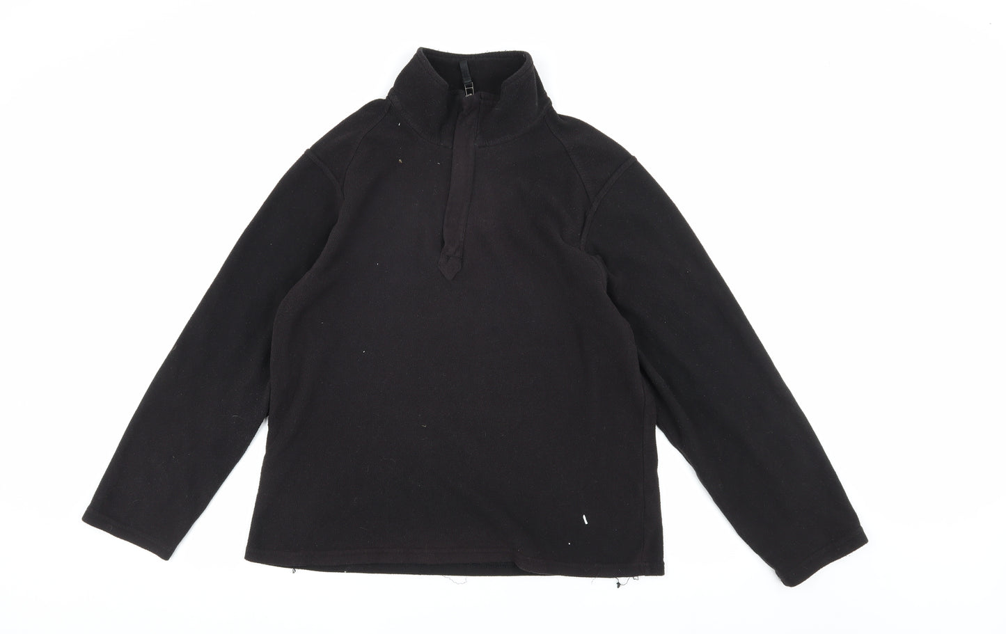 Marks and Spencer Men's Black Fleece Sweatshirt, M
