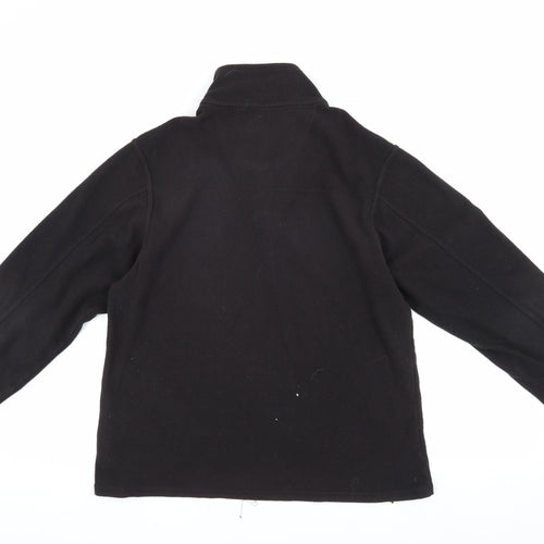 Marks and Spencer Men's Black Fleece Sweatshirt, M