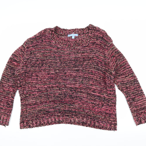 Aphorism Women's Multicoloured Chunky-Knit Jumper L