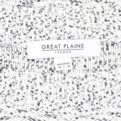 Great Plains Women's Grey Pullover Jumper, Size 14