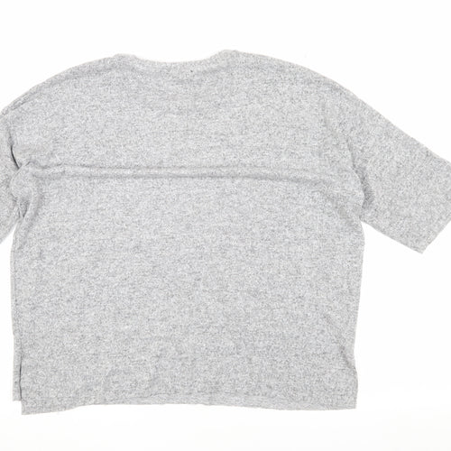 Zara Women’s Grey Basic Knit Top, Size M