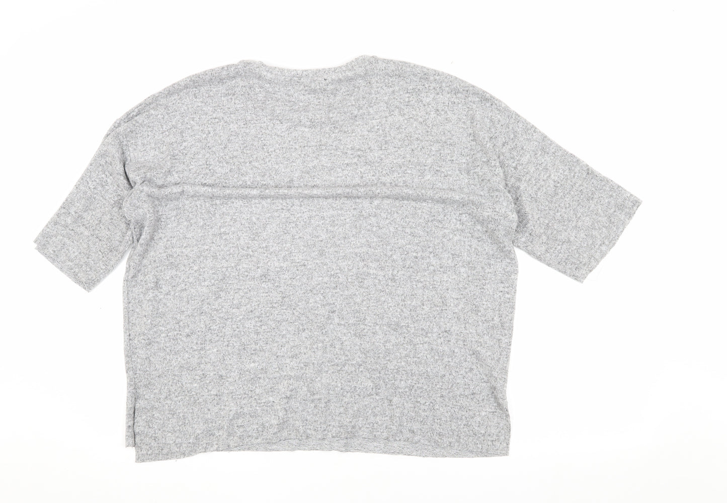 Zara Women’s Grey Basic Knit Top, Size M