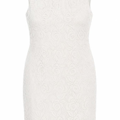 Wallis Women’s Ivory Lace Sheath Dress Size 16