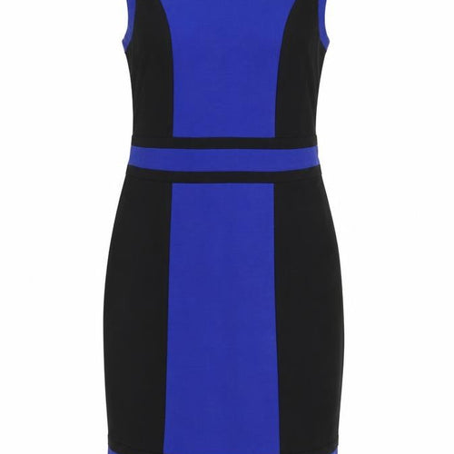 M&Co Women’s Blue Black Sheath Dress Size 12
