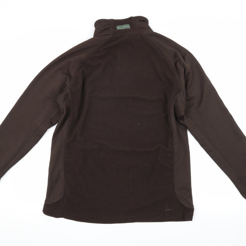 Work It Men's Brown Pullover Sweatshirt, M, 1/4 Zip