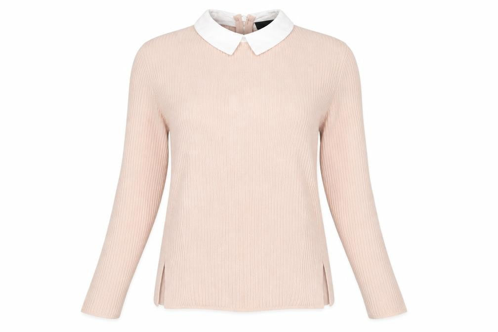 Front view of Topshop Beige Women's jumper UK, size 6