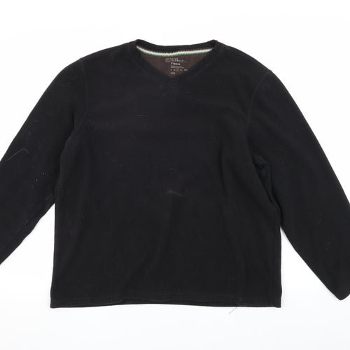 Marks and Spencer Black Fleece Men's Sweatshirt L