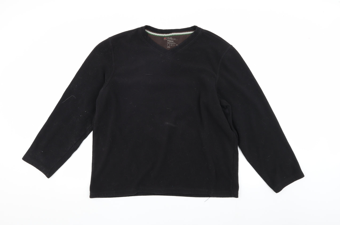 Marks and Spencer Black Fleece Men's Sweatshirt L