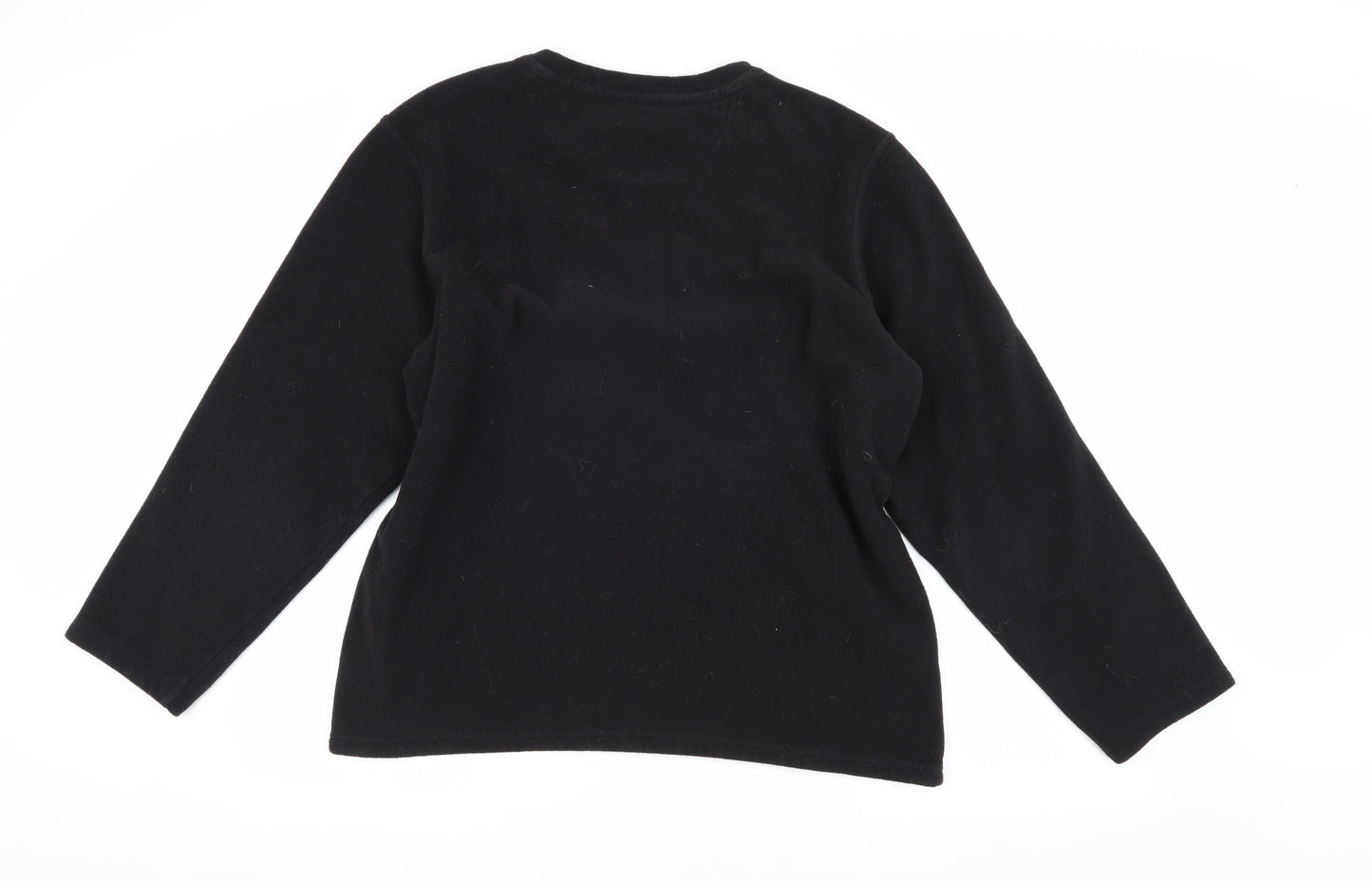Marks and Spencer Black Fleece Men's Sweatshirt L