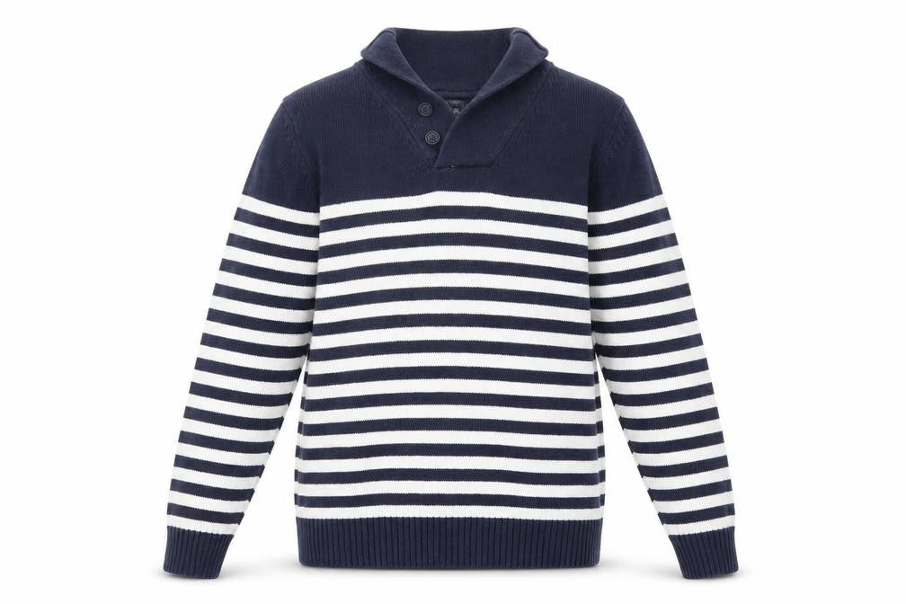 Front view of New Look Women's Striped Cotton jumper - M