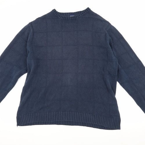 Basic Editions Men's Blue Pullover Jumper L