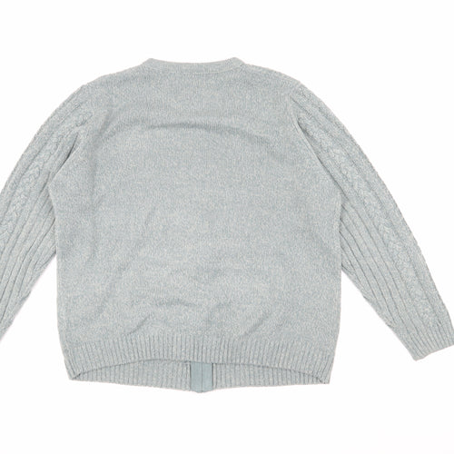 Honor Millburn Women's Grey Knit Jacket Size 14
