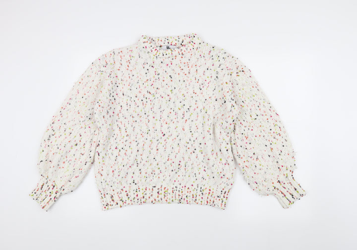 Be You Women's Multicoloured Pullover Jumper, Size 12