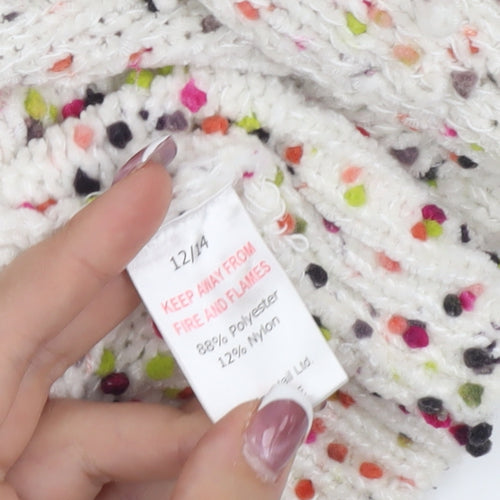 Be You Women's Multicoloured Pullover Jumper, Size 12