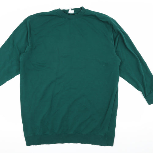 H&M Women’s Green Pullover Sweatshirt L