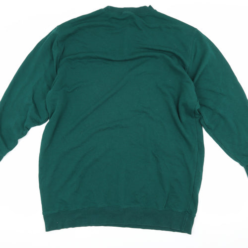H&M Women’s Green Pullover Sweatshirt L