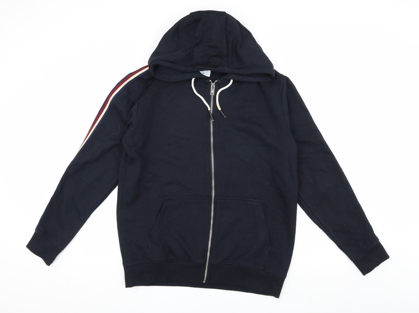 Burton Menswear Men's Black Hooded Bomber Jacket M