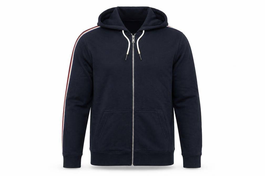 Burton Menswear Men's Black Hooded Bomber Jacket M