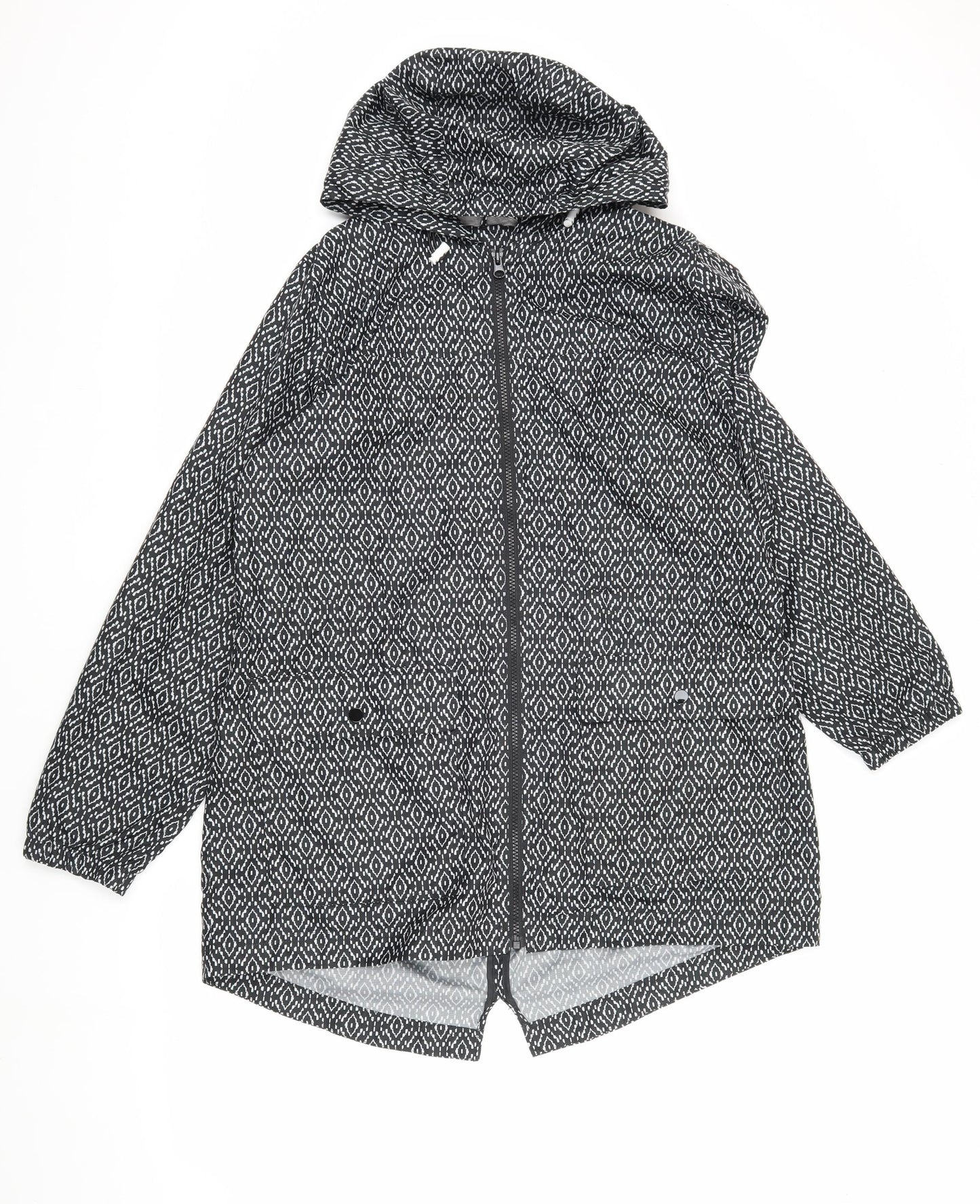 Marks and Spencer Women's Black Geometric Jacket M