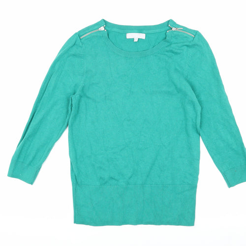 Red Herring Women's Green Pullover Jumper Size 12