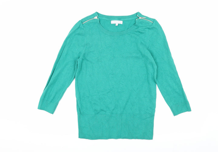 Red Herring Women's Green Pullover Jumper Size 12