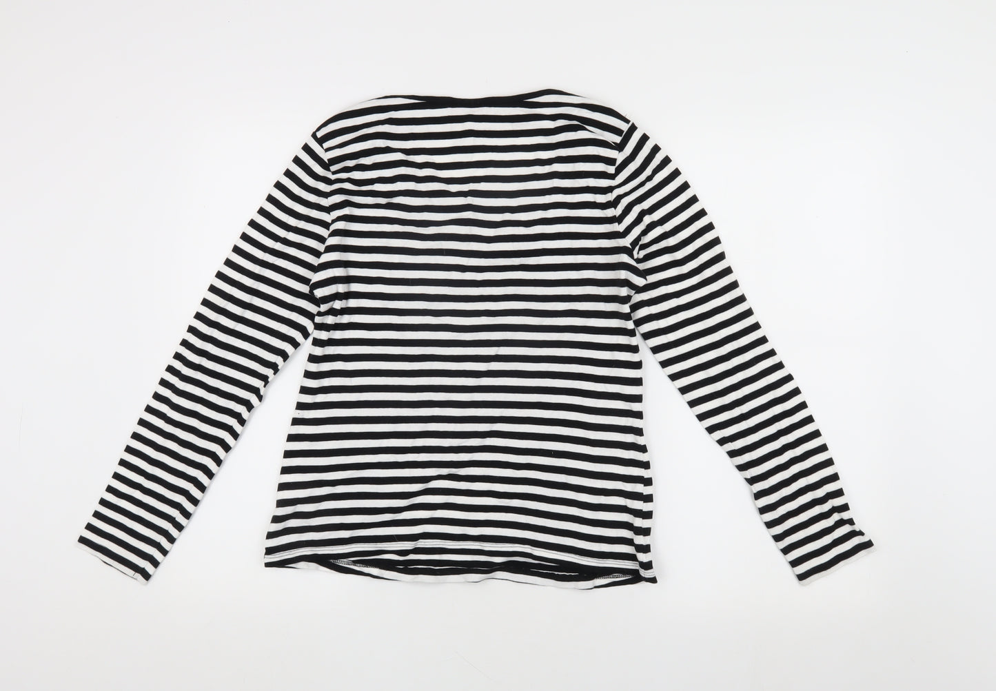 Arista Women's Black Striped Long Sleeve T-Shirt