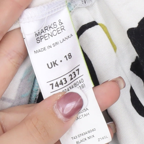 Marks and Spencer Women’s Multicoloured Floral Top