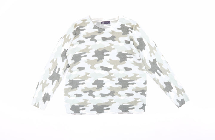 Marks and Spencer Women's Camouflage Jumper Size 14