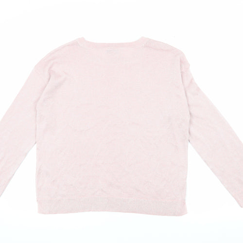 Marks and Spencer Women's Pink Pullover Jumper S