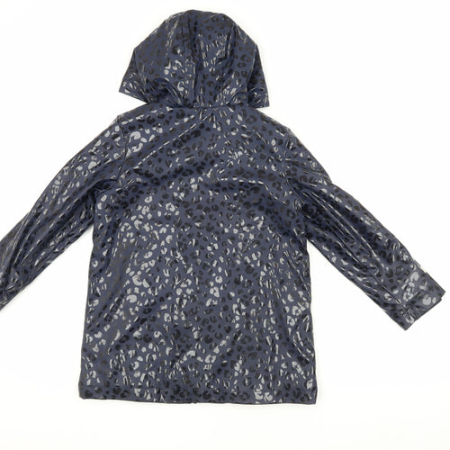 Marks and Spencer Girls Blue Animal Rain Coat, 7-8 Years