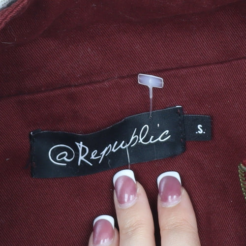 Republic Women's Red Parka Jacket Size S