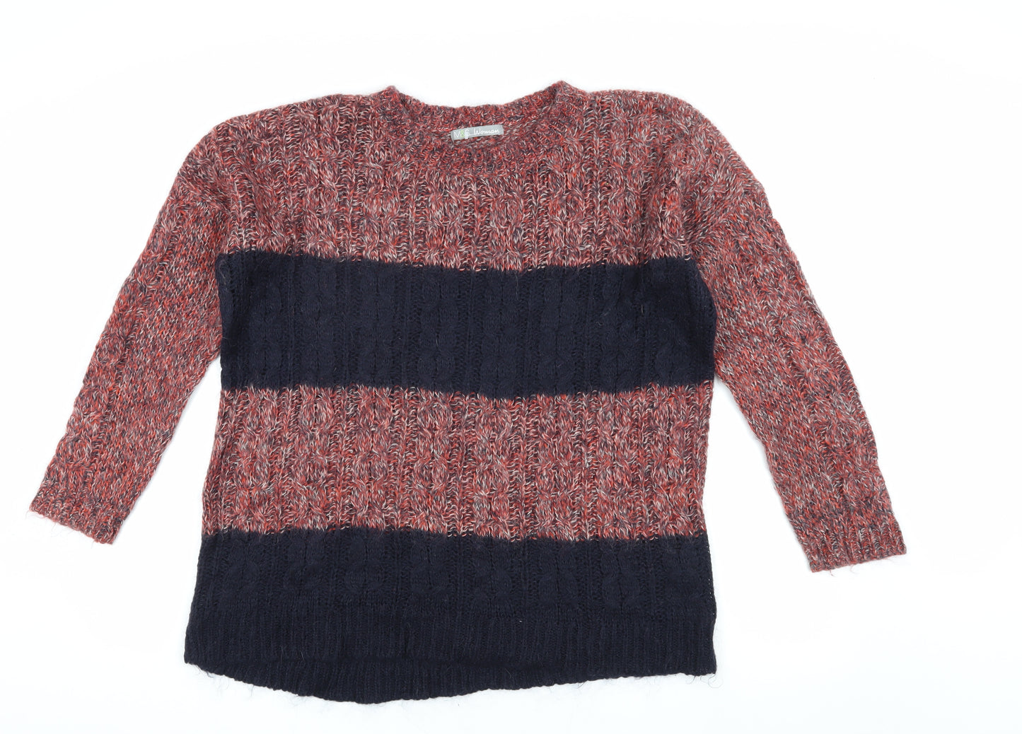 Marks and Spencer Women's Multicoloured Pullover Jumper Size 14