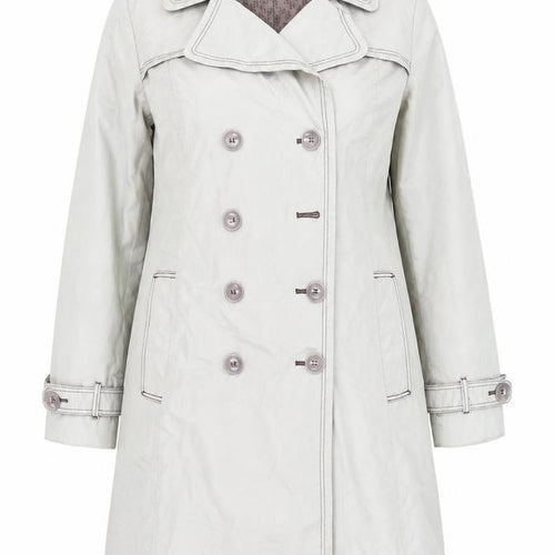 Debenhams Women's Beige Trench Coat, Size 12