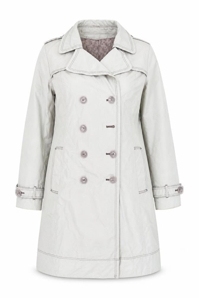 Debenhams Women's Beige Trench Coat, Size 12
