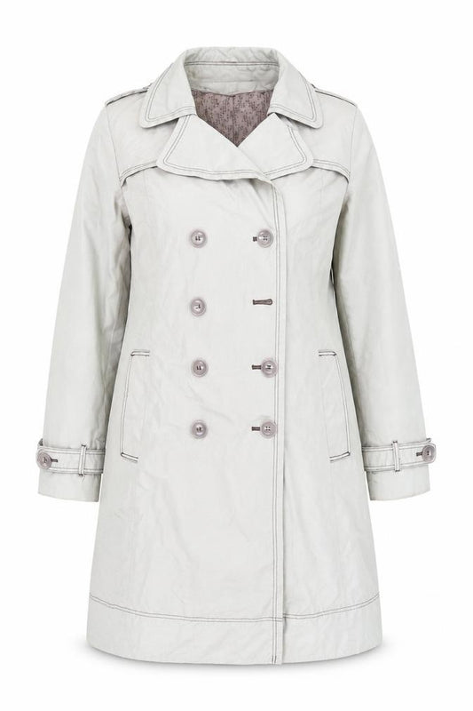 Front view of Debenhams Women's Beige Trench Coat, size 12