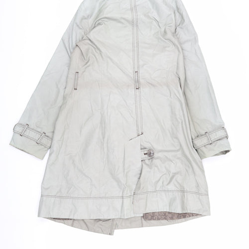 Debenhams Women's Beige Trench Coat, Size 12