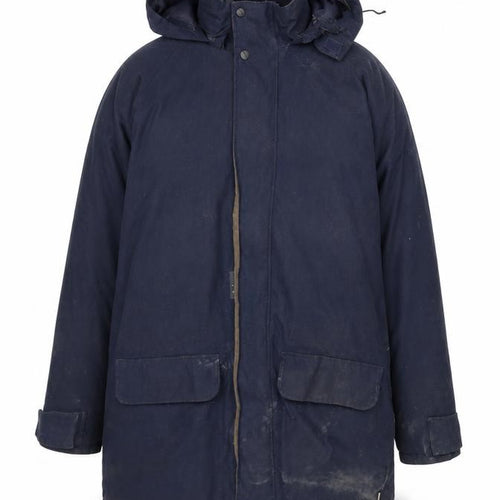 Regatta Men's Blue Hooded Parka Jacket Size L