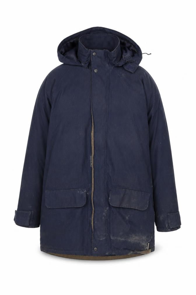 Regatta Men's Blue Hooded Parka Jacket Size L