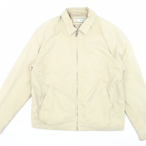 Marks and Spencer Men's Beige Basic Jacket L