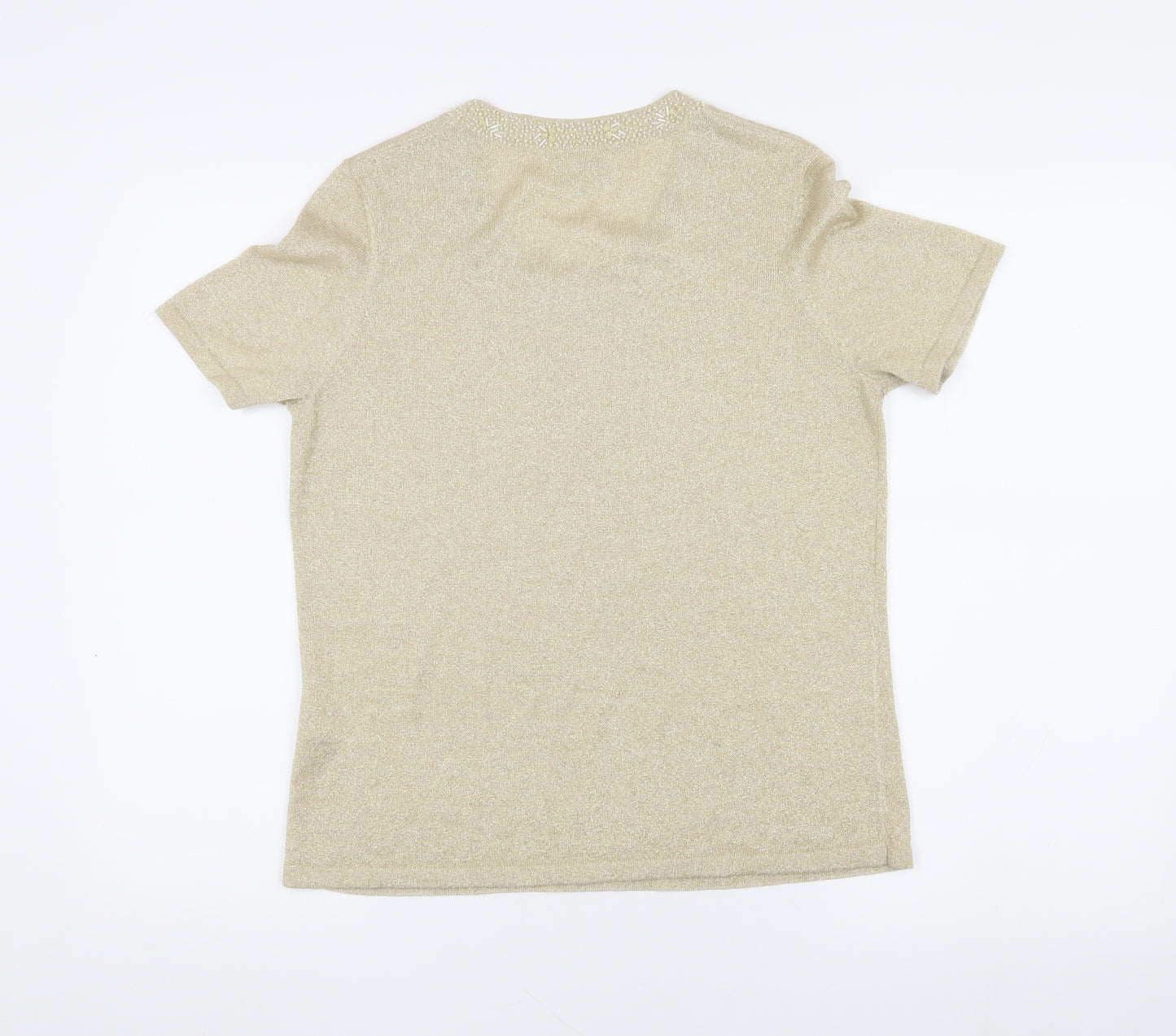 Eastex Women's Beige Short Sleeve T-Shirt