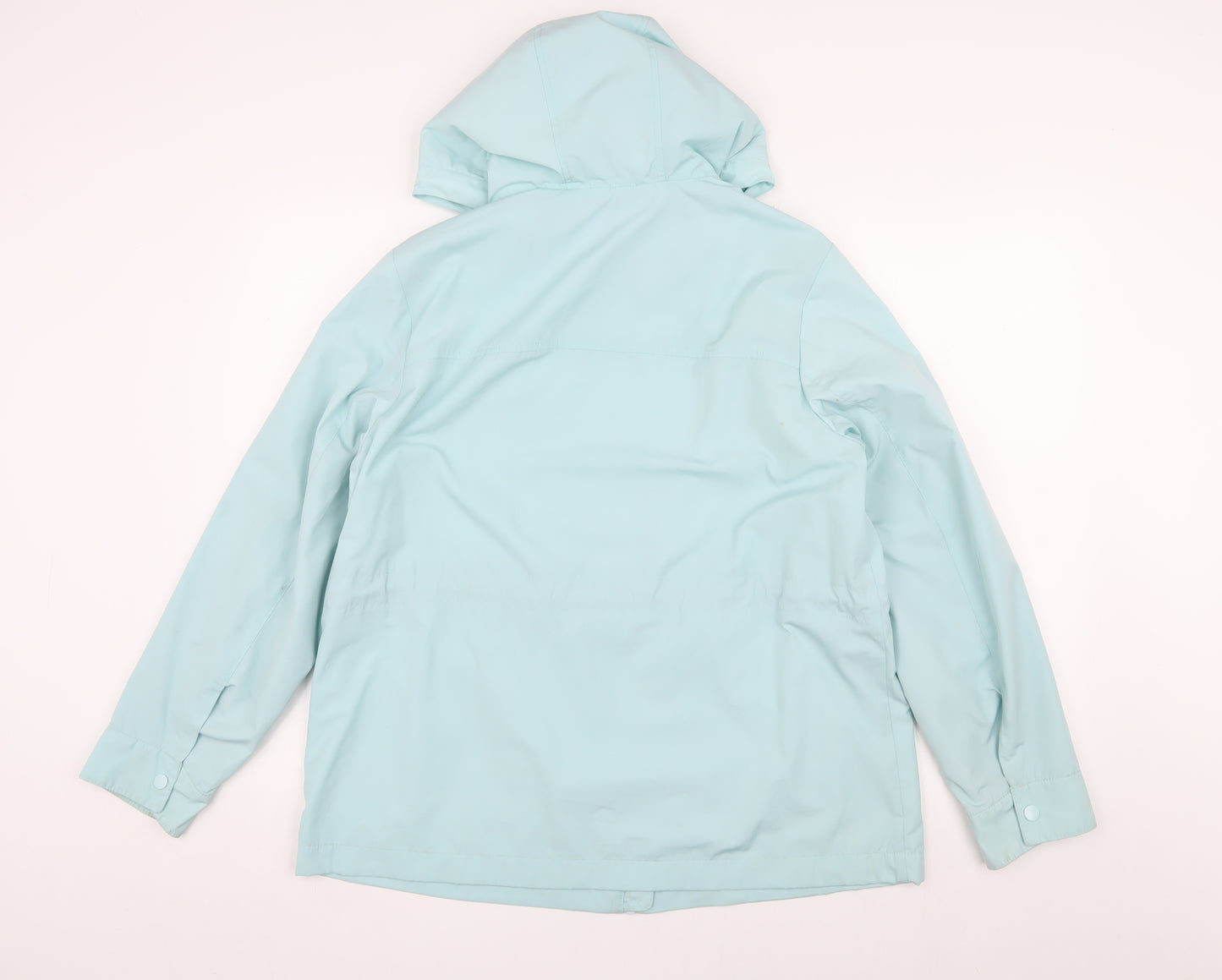 Marks and Spencer Women's Blue Rain Coat Jacket Size 14