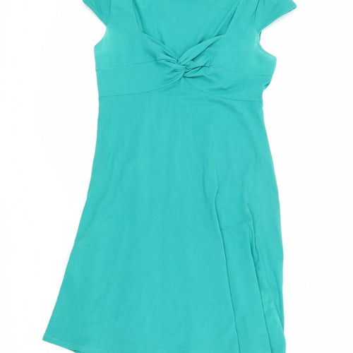 Dorothy Perkins Women's Green Short Sleeve Dress