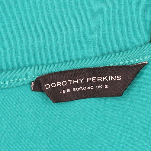 Dorothy Perkins Women's Green Short Sleeve Dress