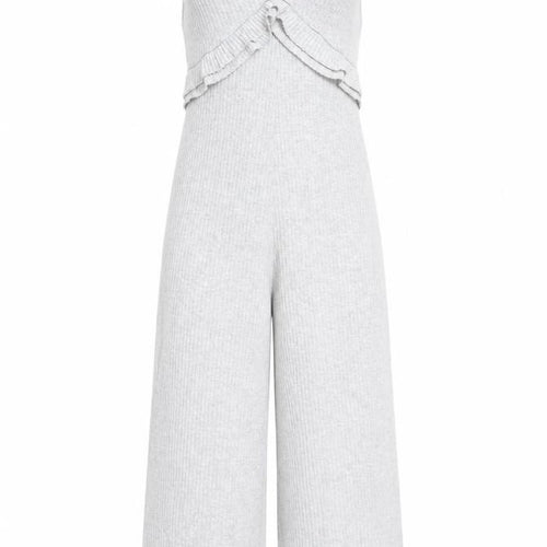 Zara Trafaluc Grey Knit Women's Sleeveless Jumpsuit S