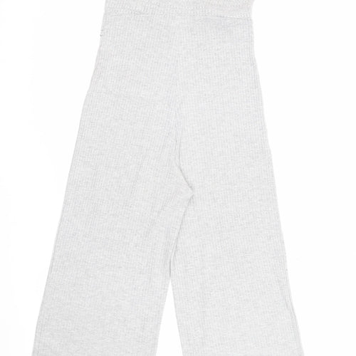 Zara Trafaluc Grey Knit Women's Sleeveless Jumpsuit S
