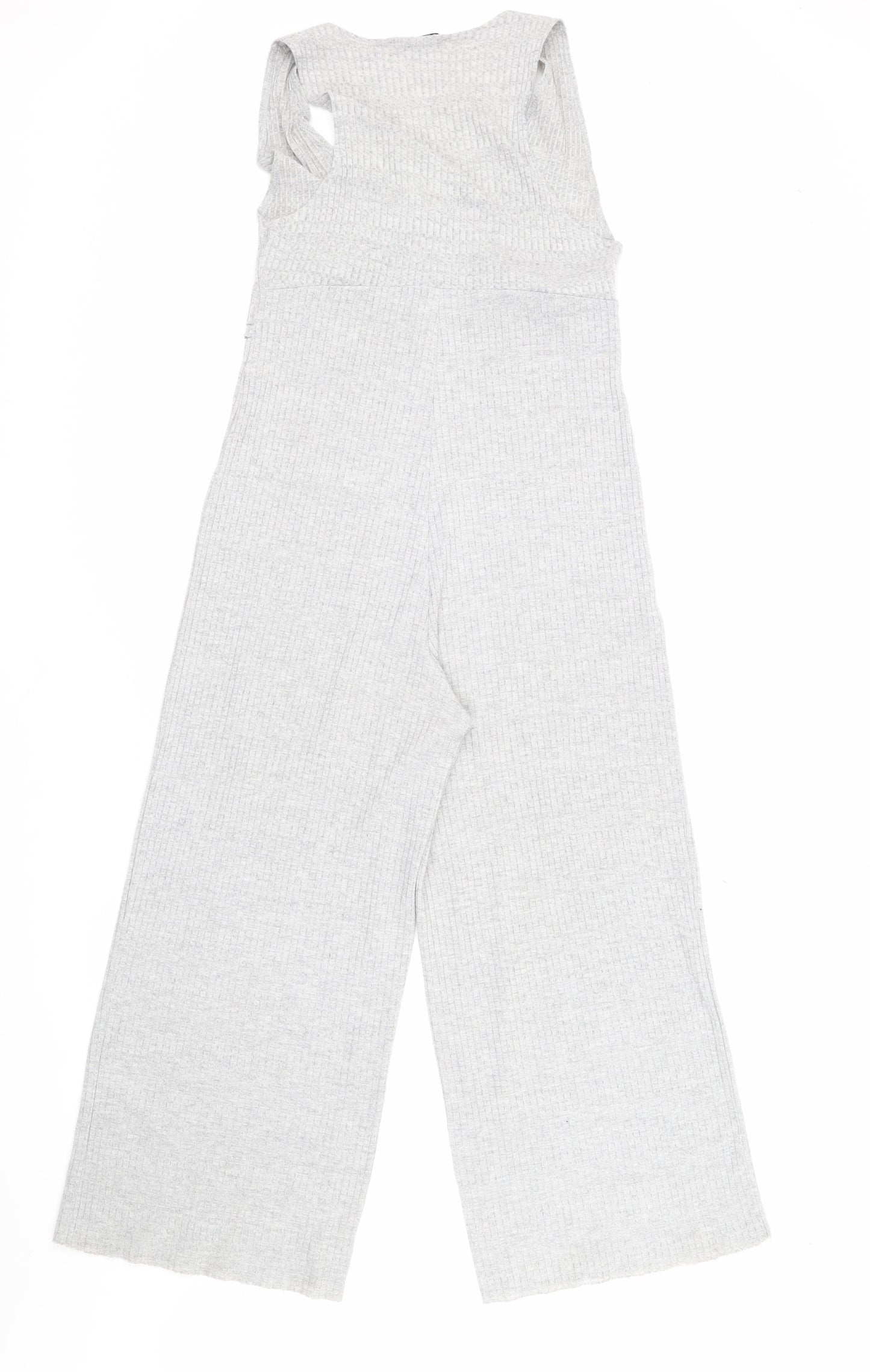 Zara Trafaluc Grey Knit Women's Sleeveless Jumpsuit S